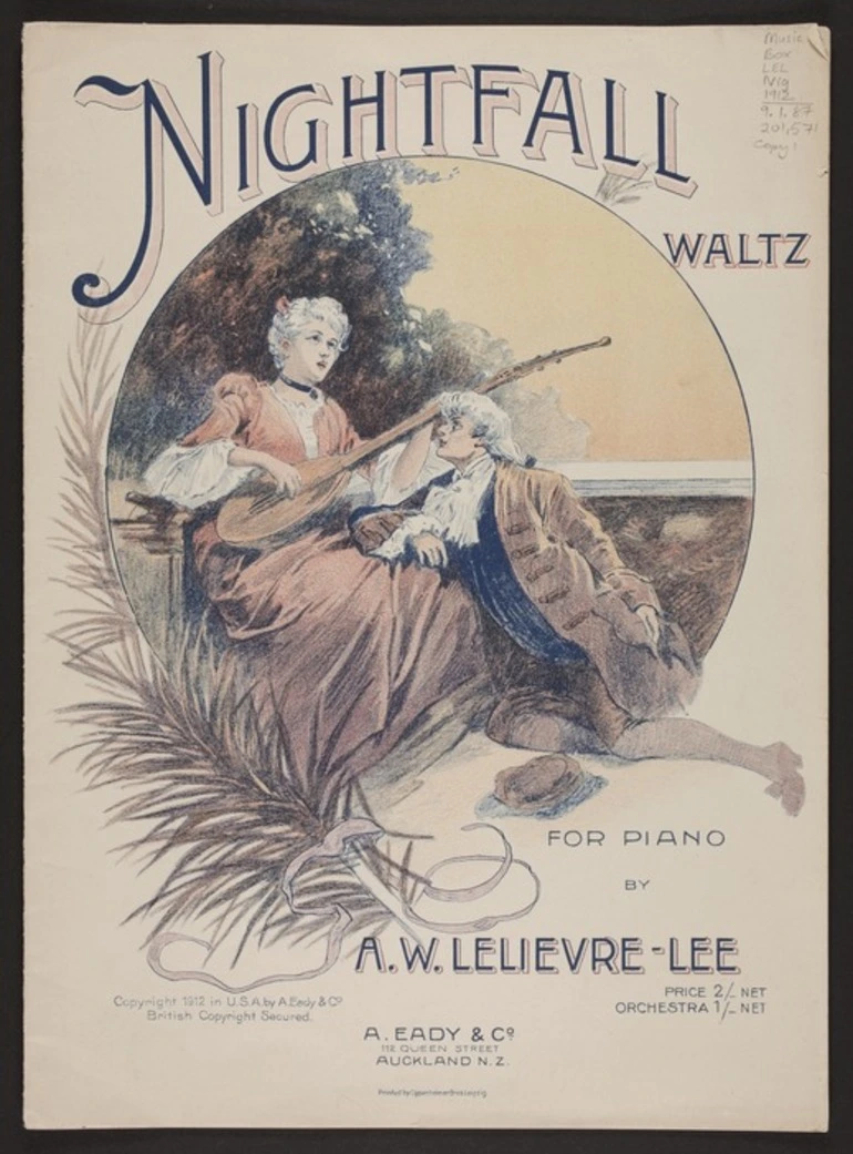 Image: Nightfall waltz / A.W. Lelièvre-Lee.