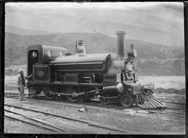 Image: G Class steam locomotive, NZR 55, 4-4-0T