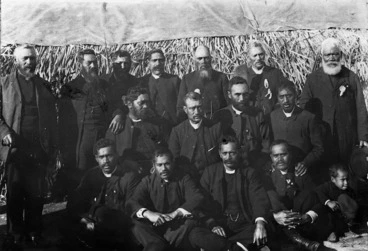 Image: Maori Anglican clergymen, East Cape, Gisborne region