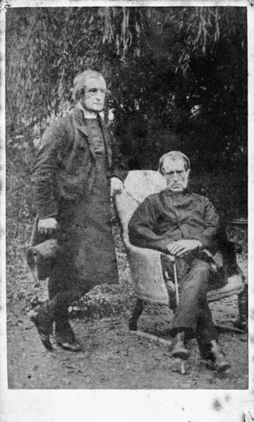 Image: Webster, Hartley fl 1852-1900 : Bishop George Augustus Selwyn and Sir William Martin