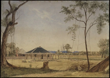 Image: [Smith, William Mein] 1799-1869 :F A Molesworth, Newry, Port Nicholson, N.Z., 1844, Sept