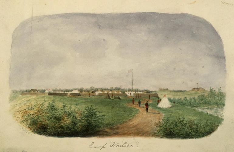 Image: McCarthy, Justin E D :Camp "Waitira" / J McC -[1860?]