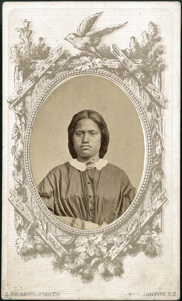 Image: Bragge, James :Portrait of Pane Ihaka Te Moe Whatarau Jury