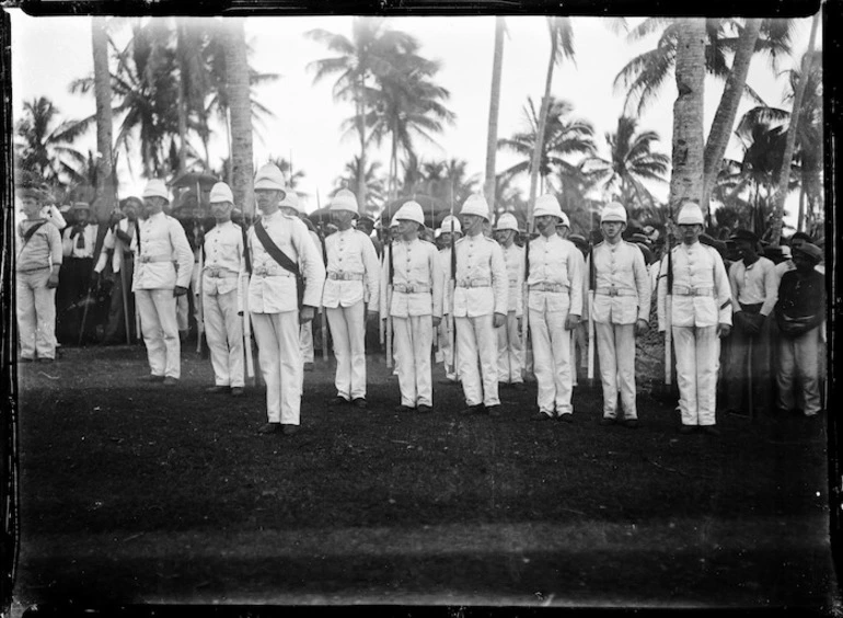 Image: Police guard, Samoa