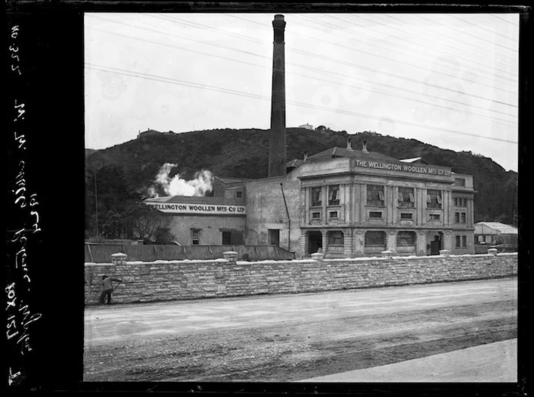 Image: Wellington Woollen Manufacturing Company, Petone