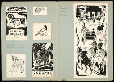 Image: Peter, Juliet, 1915-2010 :School Journal illustrations 1940s period; Late 1940s [1940-1949]