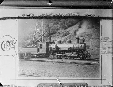 Image: Ob Class steam locomotive, WMR 11, 2-8-0 type (later NZR 'Ob' class 455).