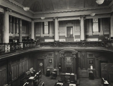 Image: Legislative Council chamber, Parliament Buildings, Wellington