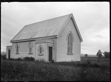 Image: Church at Gate Pa, Tauranga, 1924.