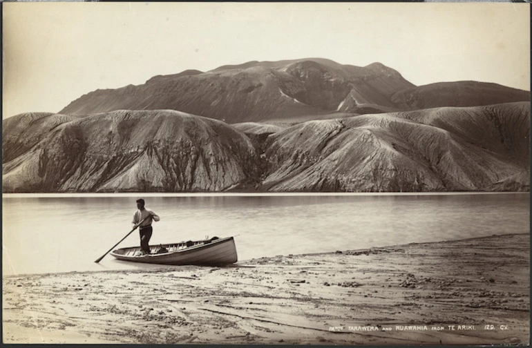 Image: Mounts Tarawera and Ruawahia from Te Ariki