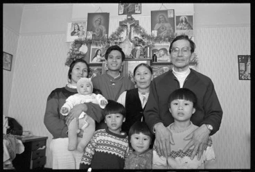 Image: North Vietnamese family in their Wellington home - Photograph taken by Mark Round