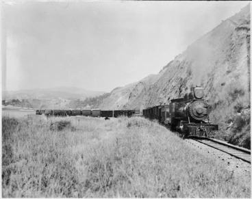 Image: Wellington and Manawatu Railway Company steam locomotive, No 12 (2-8-0 type (later NZR 'Ob' class 456)).