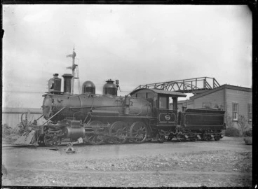 Image: N Class steam locomotive NZR 453, 2-6-2 type.