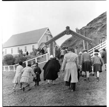 Image: Scenes from the annual reunion of Maori World War I servicemen, Tikitiki Marae, also St Mary's Church, Tikitiki, East Coast
