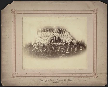 Image: Herrmann, Louisa Marian, 1864-1955: Orchestra and choir, Wellington Musical Festival, 1894
