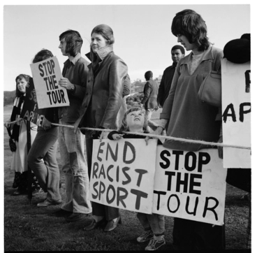 Image: "Stop the Tour 1976" protest in Wellington