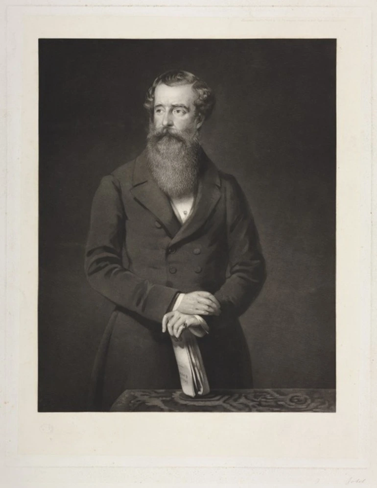 Image: Gordon, John Watson (Sir), 1788-1864 :[Henry Pelham, 5th Duke of Newcastle. Engraved by Colnaghi, Scott and Co. from the painting by Sir J Watson Gordon. ca 1850]