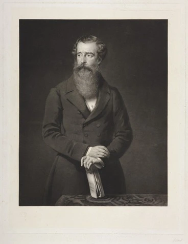 Image: Gordon, John Watson (Sir), 1788-1864 :[Henry Pelham, 5th Duke of Newcastle. Engraved by Colnaghi, Scott and Co. from the painting by Sir J Watson Gordon. ca 1850]