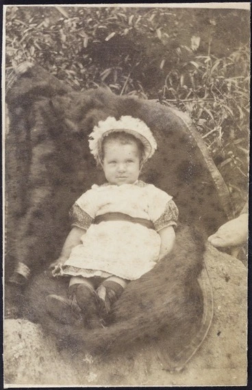 Image: Martin, Josiah, 1843-1916 :Photograph of Mona Vera Haszard of Te Wairoa