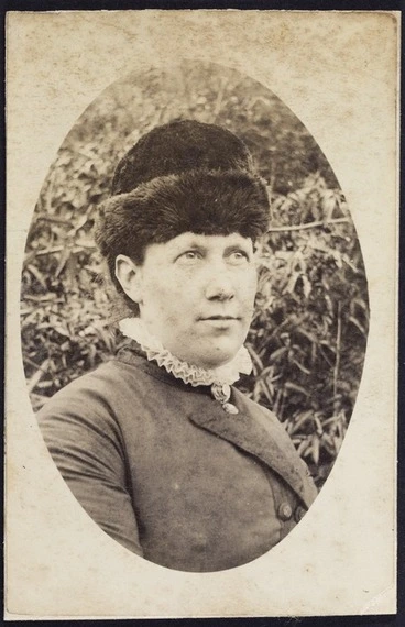 Image: Martin, Josiah, 1843-1916 :Photograph of Amelia Haszard