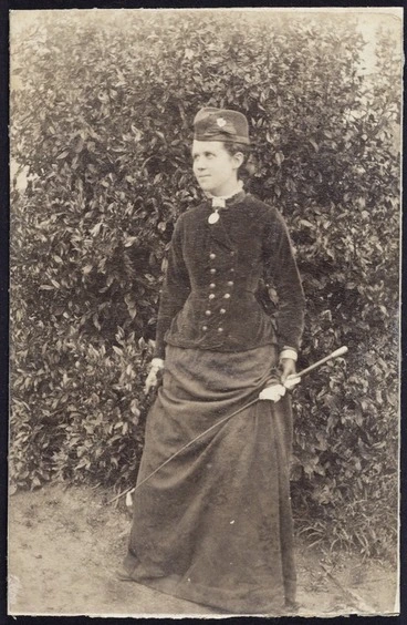 Image: Creator unknown :Photograph of a member of the Haszard family of Te Wairoa