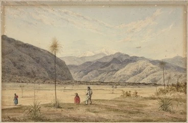 Image: [Smith, William Mein] 1799-1869 :[Exploring party in the Wairarapa. 1840s?]