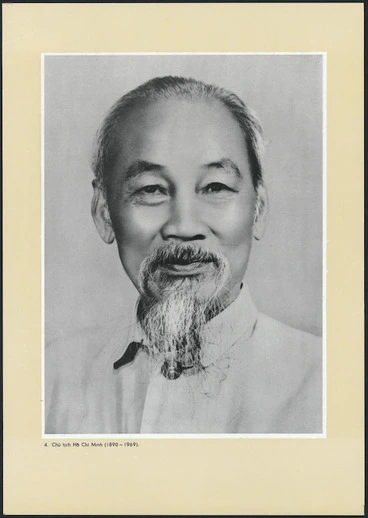 Image: Photographic poster of Ho Chi Minh