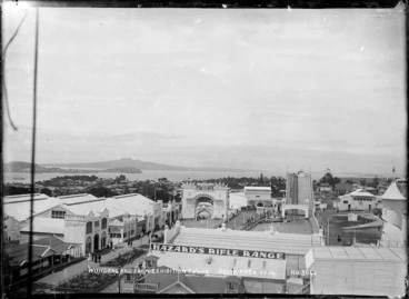 Image: View of Wonderland from Exhibition Tower, Auckland Exhibition, Auckland Domain
