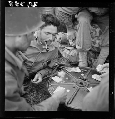 Image: United States Marines playing cards