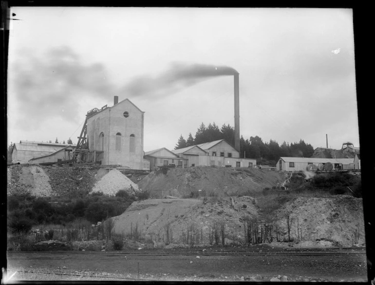 Image: Creator Unknown :Photograph of Martha Mine, Waihi