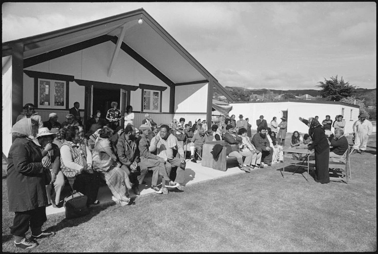 Image: Whina Cooper at Takapuwahia marae, Porirua