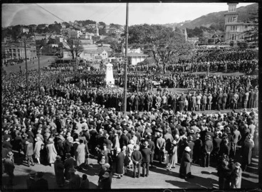 Image: ANZAC Day commemorations, Wellington, 1927