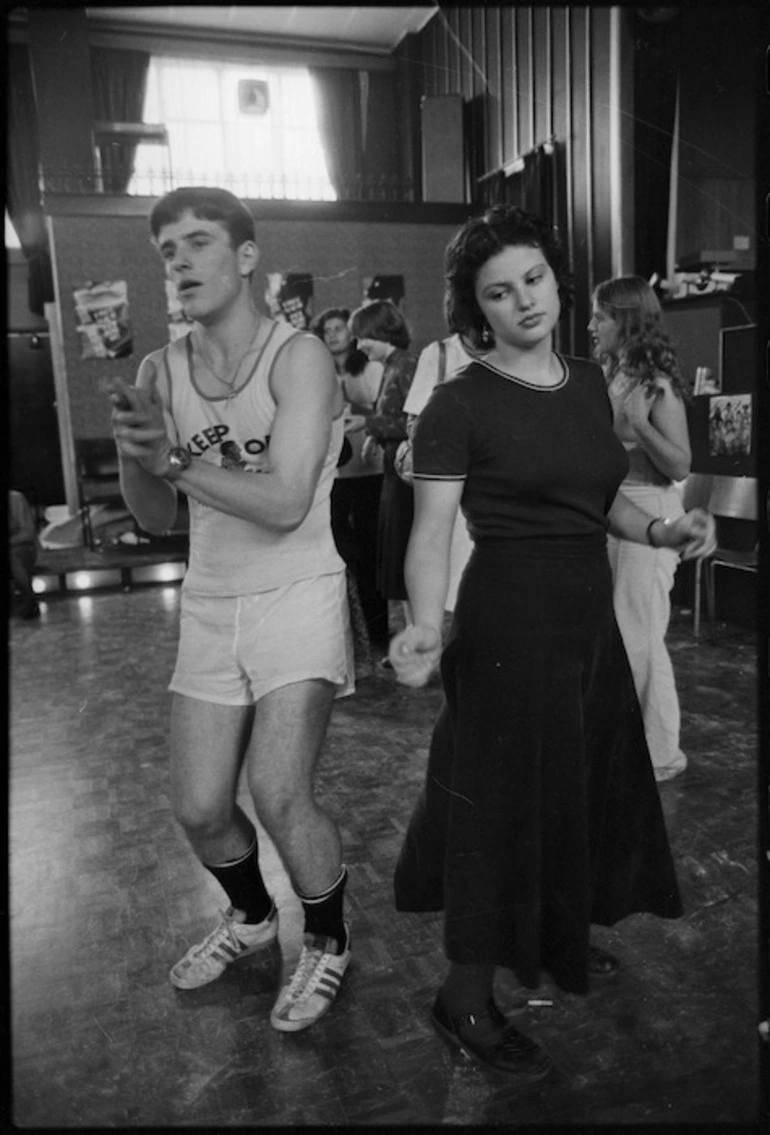 Image: Bob Easton and Hera Cook participating in a dance marathon