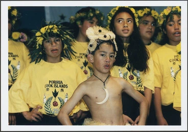 Image: Tupuna Joseph at the Porirua Cook Islands Cultural Group's 25th anniversary celebrations - Photograph taken by John Nicholson