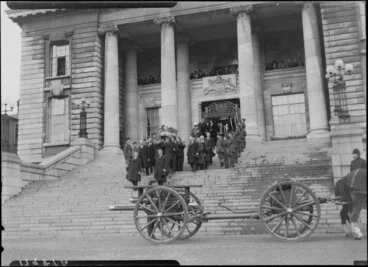 Image: Unidentified funeral procession, Wellington