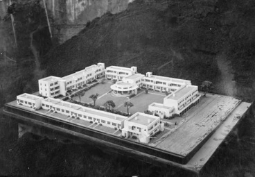 Image: Model of the Centennial Flats, Adelaide Road, Berhampore, Wellington
