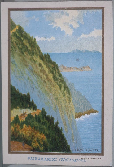 Image: Willis, Archibald Duddington (Firm) :Paikakariki (Wellington). Wanganui ; A.D. Willis, [ca. 1886].