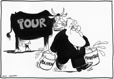 Image: Heath, Eric, 1923- :The Tour. Political advantage. 3 August 1981.