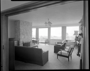Image: Living room, Dr Feltham's house, Wellington