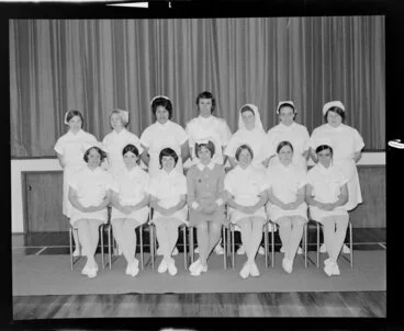 Image: Nurses, Wellington Hospital community nurses, State Final, September 1971