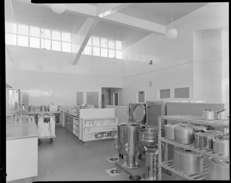 Image: Porirua Hospital, new wing by Houghton and Blair, kitchen