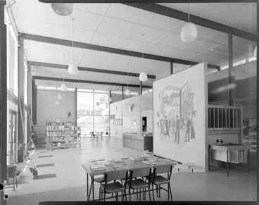 Image: Interior, Wairoa centennial library