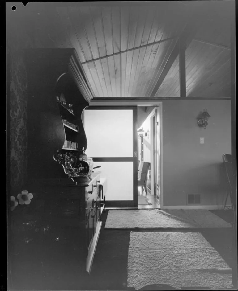 Image: King house interior, kitchen, probably Wellington