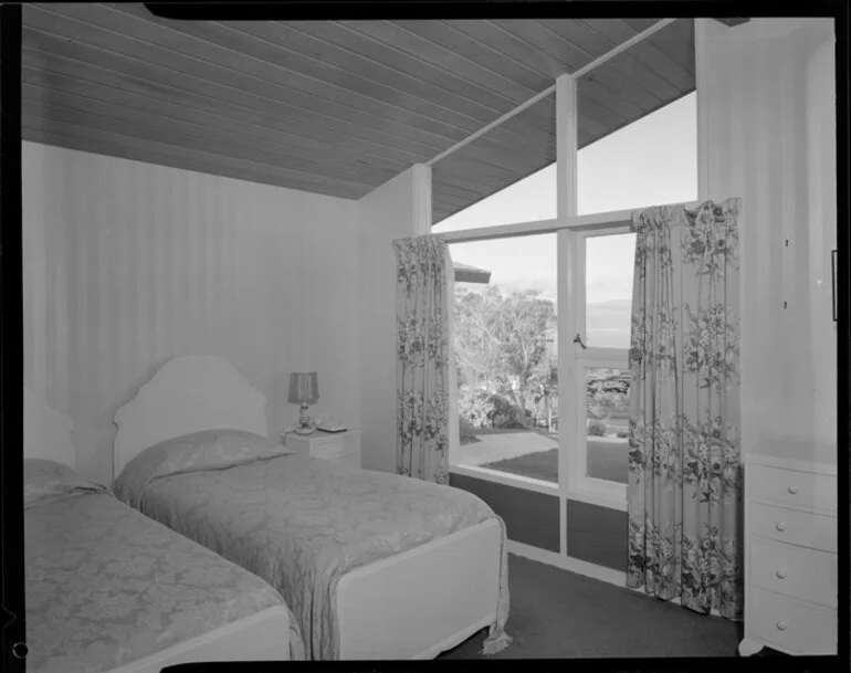 Image: Bedroom interior, probably Wellington