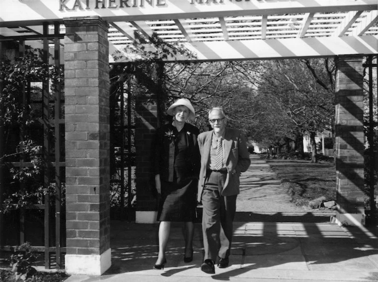 Image: Ngaio Marsh and Frank Sargeson