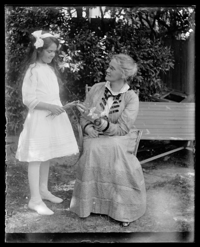 Image: Cybele Kirk with young girl