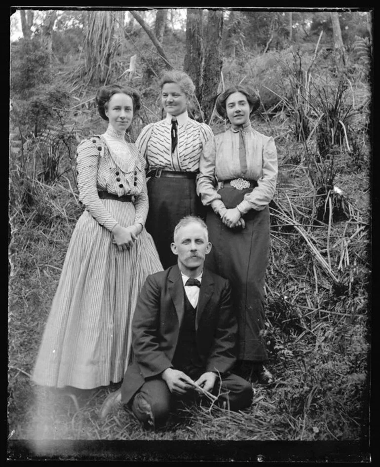 Image: Group photograph with Amy Kirk and Alexander Scott Nicol