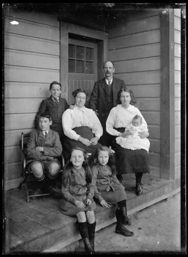 Image: Family portrait on porch