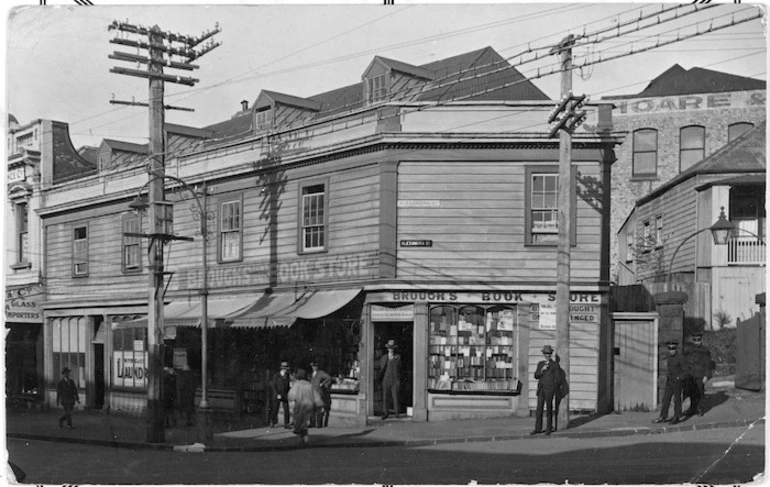 Image: Brough's Book Store, Alexandra Street, Auckland