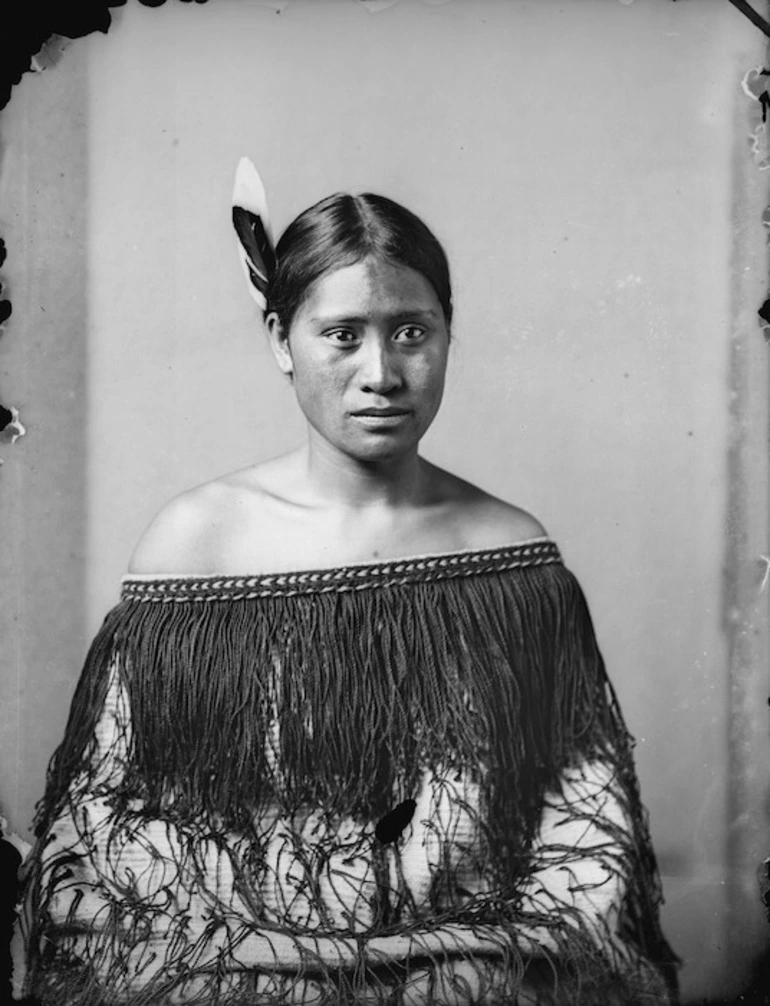 Image: Maori woman from Hawkes Bay district